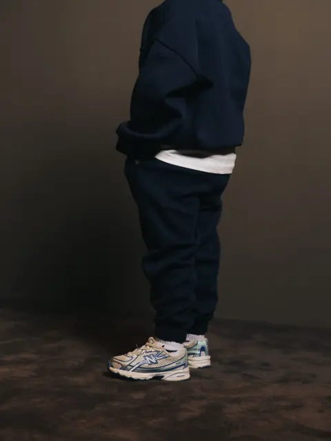 Pants elastic Bleu Fonce